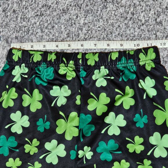 NWT Tstars Black Leggings with a Green 3-Leaf Clover Sz Small - Picture 7 of 7
